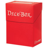 Ultra Pro Solid Red Deck Box